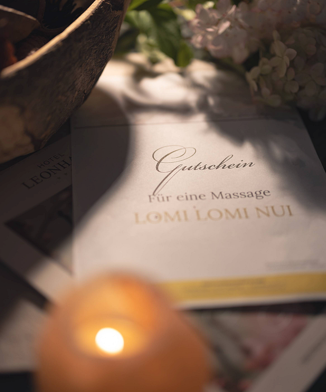 Massage-Gutschein Hotel Leonhard in Leogang