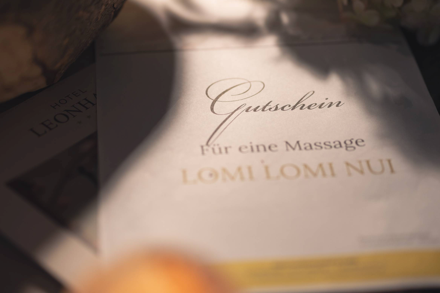 Massage-Gutschein Hotel Leonhard in Leogang