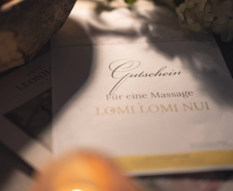Massage-Gutschein Hotel Leonhard in Leogang