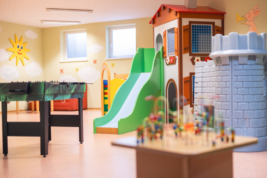 Spielzimmer im Hotel Leonhard