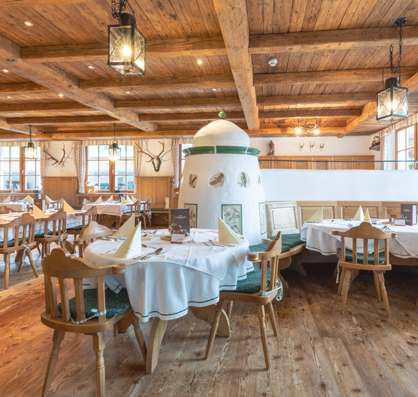 Abendessen in der Asitzstubn Hotel Leonhard