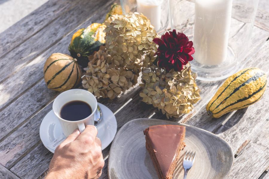 Sachertorte Kaffee Herbst Hotel Leonhard