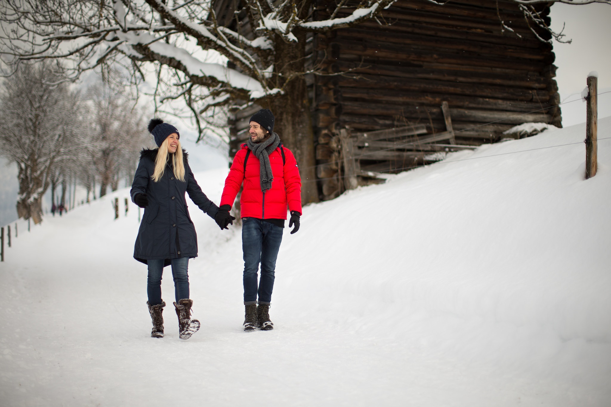 Winter hiking